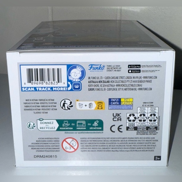 Funko Pop! Animation General Franky Action Figure - Blue, White, Red - Picture 6 of 6